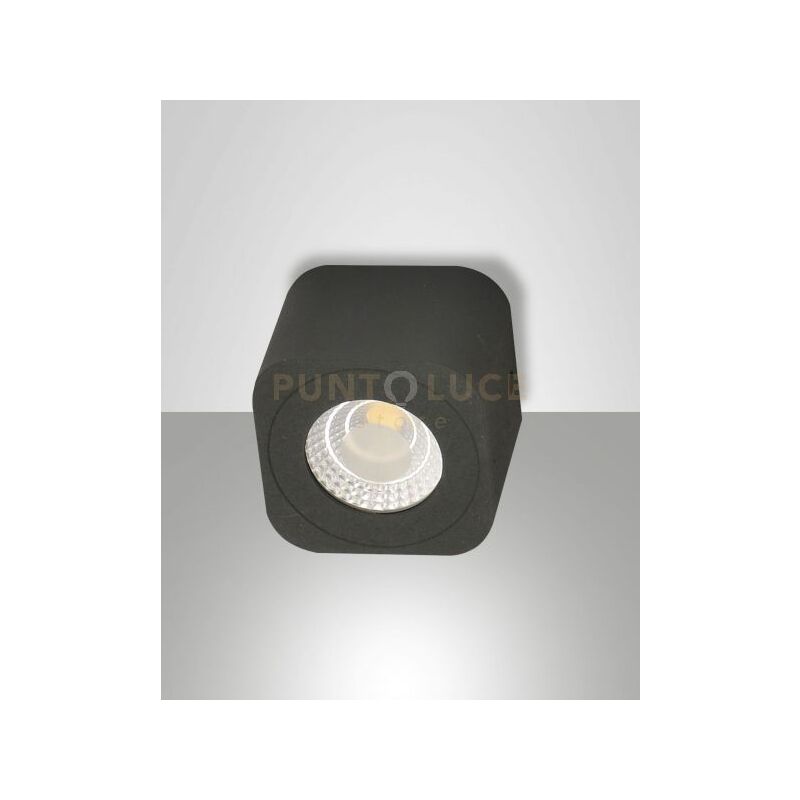 foto del prodotto fabas luce palmi luce spot antracite a led 6w 3000k 630lm in alluminio ip20