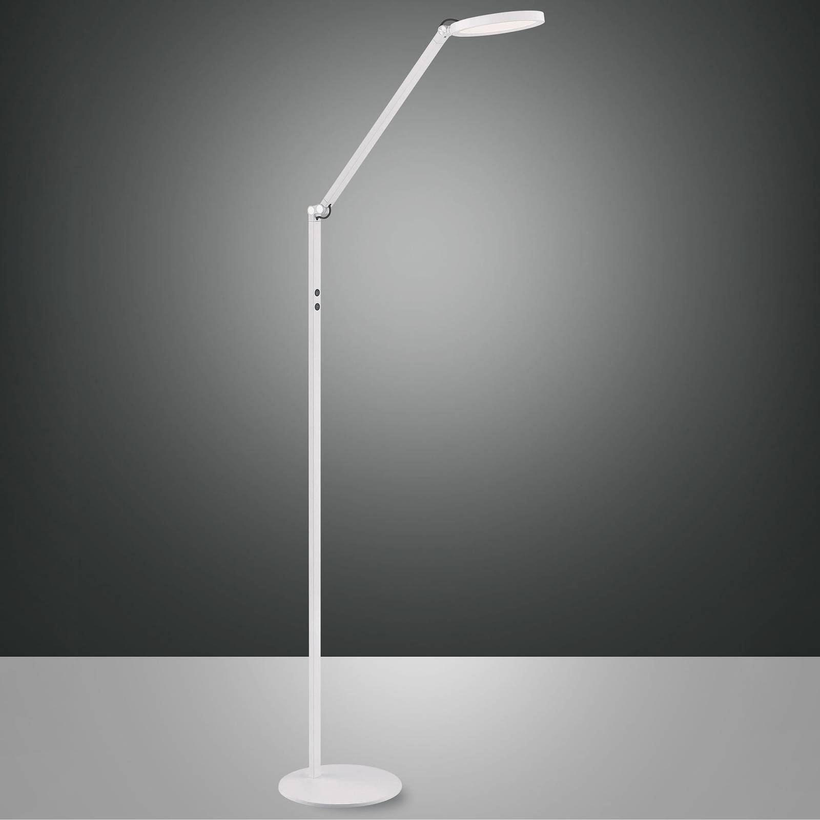 foto del prodotto fabas luce piantana led regina, 1 luce, bianco