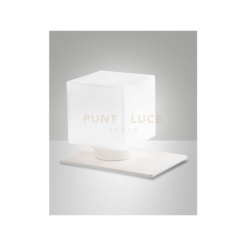foto del prodotto fabas luce zara lampada da tavolo colore bianco attacco g9 lampadina inclusa dimmerabile