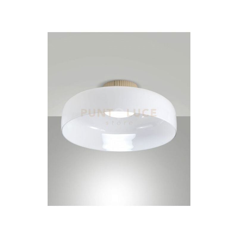 foto del prodotto fabas lunar plafoniera bianca 1 luce a led cct 2700k 3000k 4000k 26w 3150 lm dimmerabile