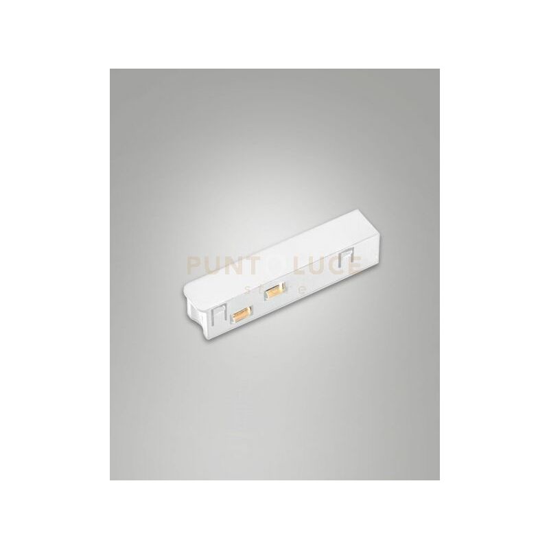 foto del prodotto fabas testata alimentazione per binario 48v bianco l 8,1 x h 1,8cm track 2,74