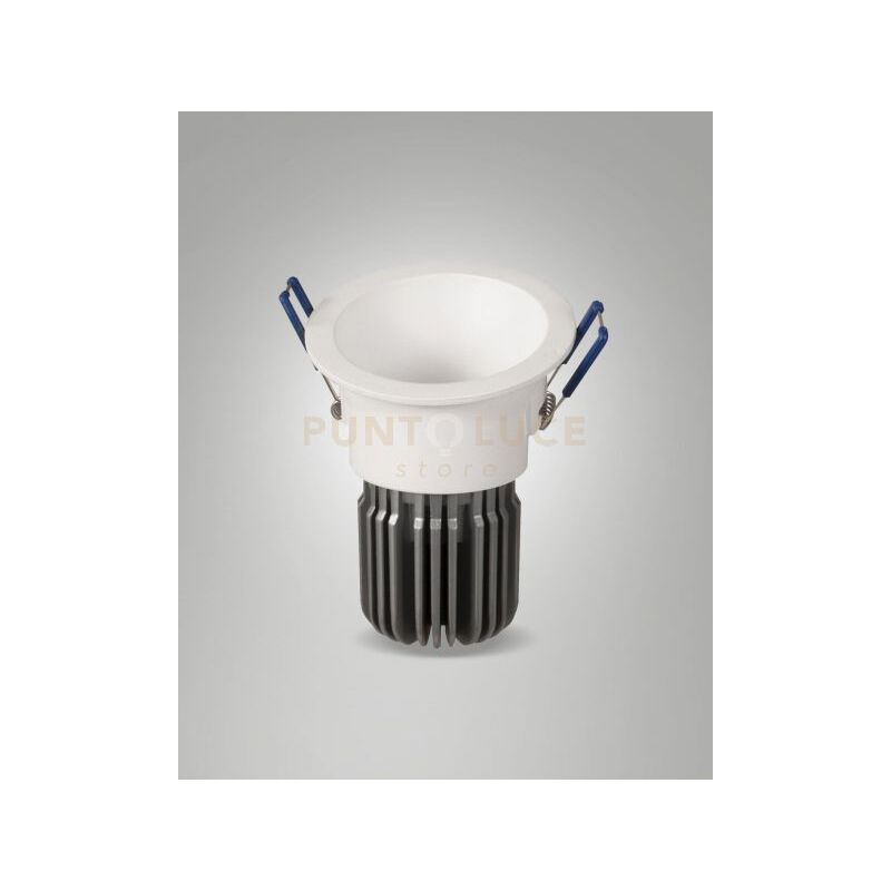 foto del prodotto fabas toodle faretto incasso tondo asimmetrico 2700k 1220lm 11w dimmerabile bianco