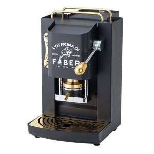 foto del prodotto faber macchina da caff espresso semi automatica pro deluxe potenza 500 watt colore nero mat