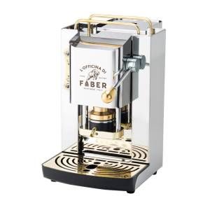 foto del prodotto faber macchina da caffe a cialde pro deluxe inox