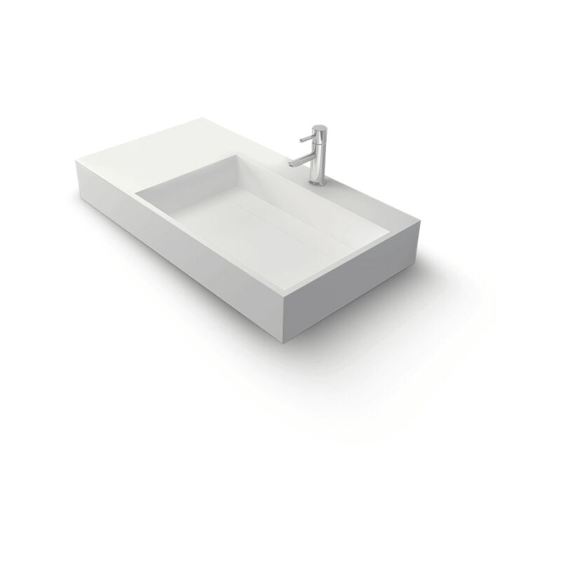 foto del prodotto fabiola g lavabo rettangolare sospeso lavabo