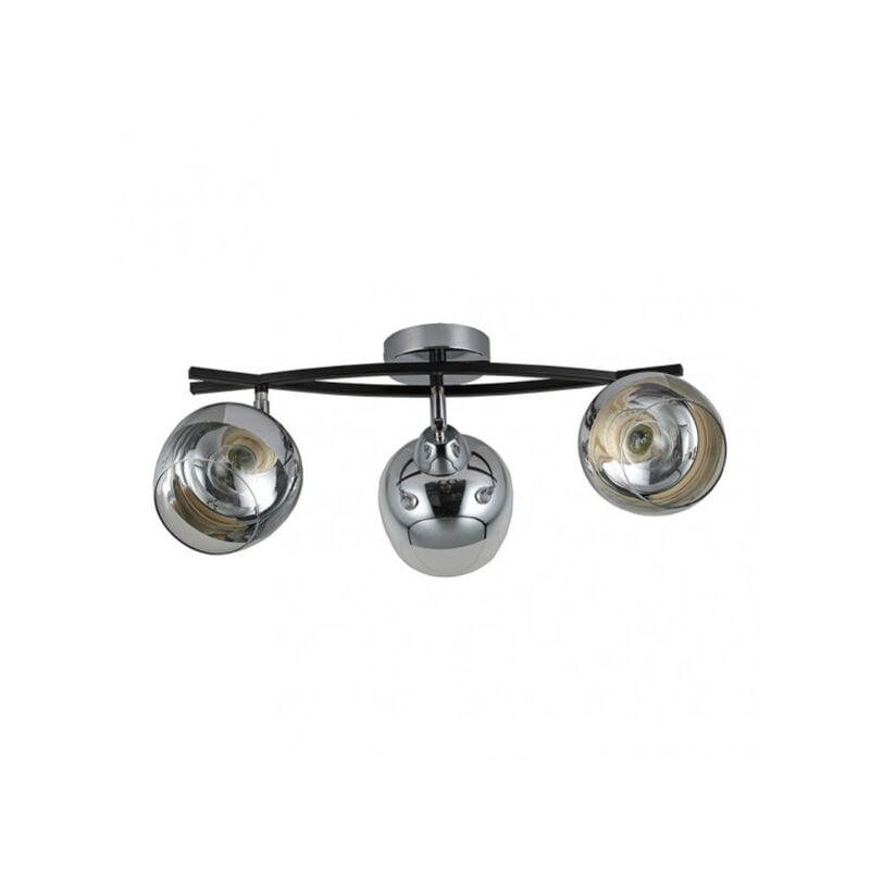foto del prodotto fabrilamp 3 faretti denali cromo plafoniera de 3 faretti denali cromo