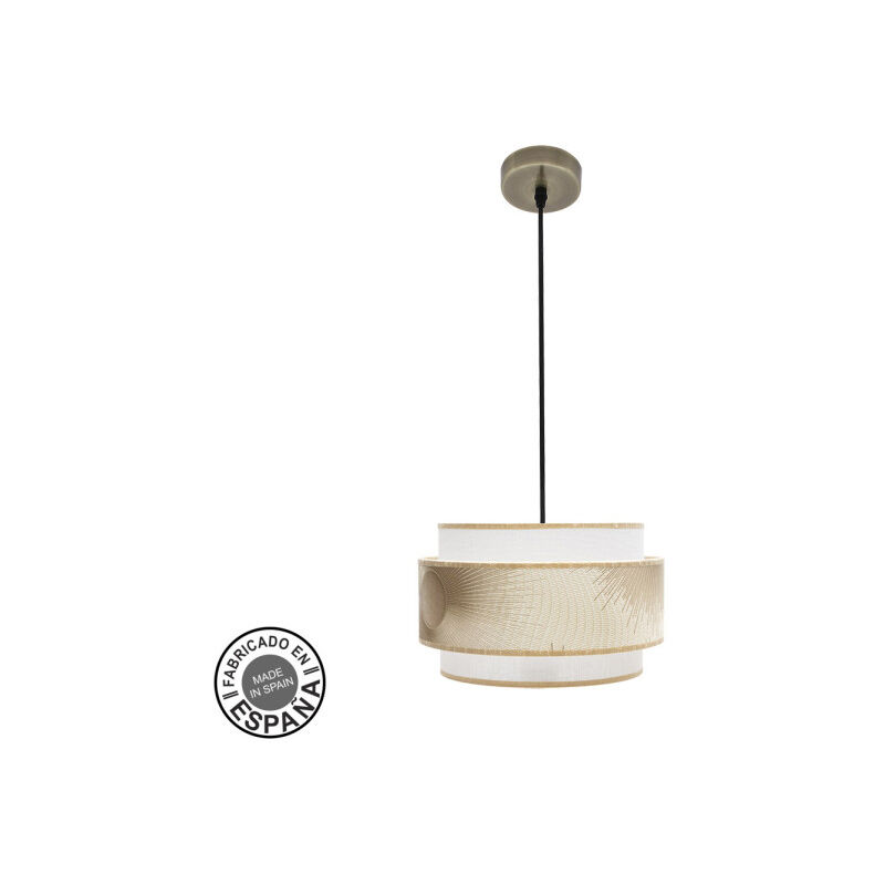 foto del prodotto fabrilamp abrila akunadecor ciondolo 30 cm modello nepal placcato oro con paralume