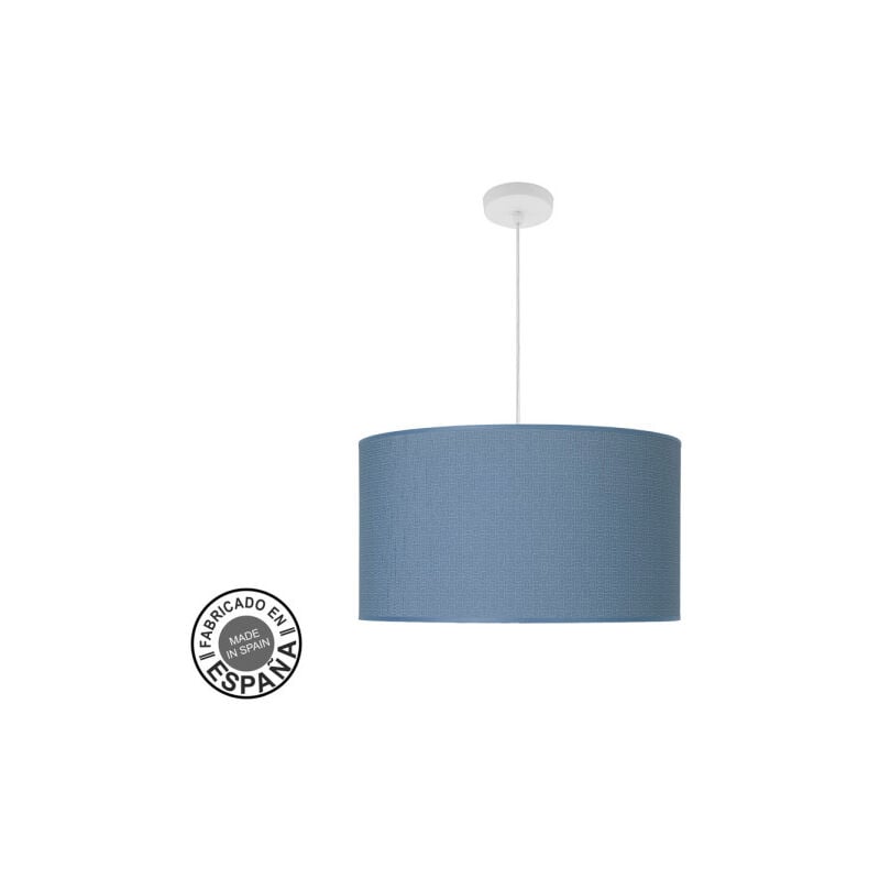 foto del prodotto fabrilamp abrila akunadecor ciondolo blu modello moda de 3 luci con paralume