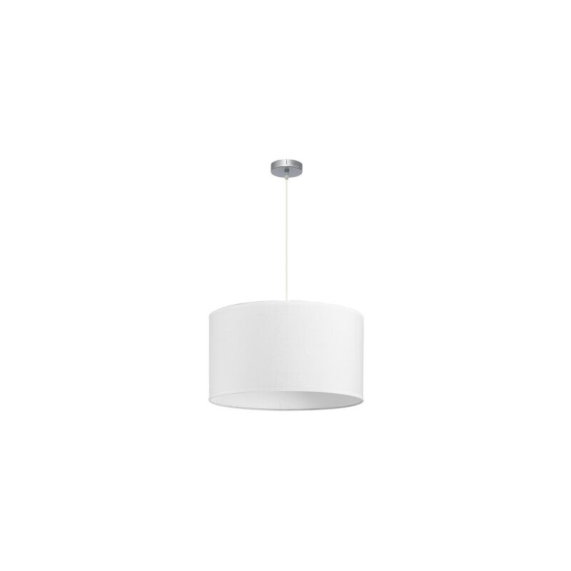 foto del prodotto fabrilamp abrila akunadecor lampada a sospensione modello dori bianco con paralume da 50 cm