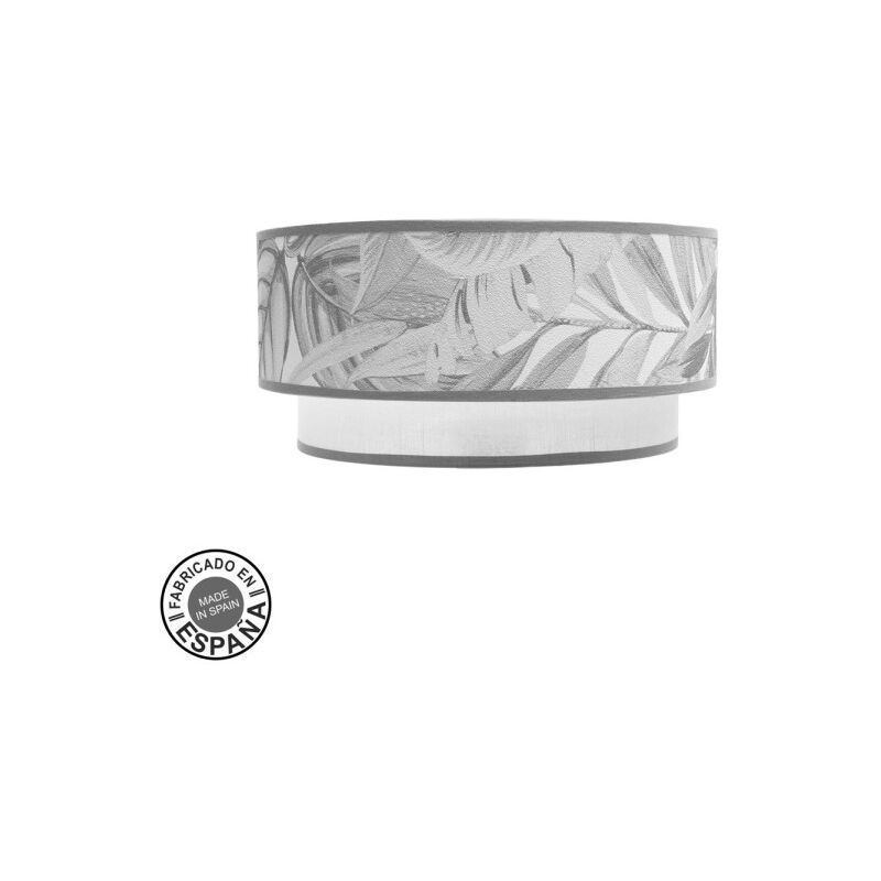 foto del prodotto fabrilamp abrila akunadecor lampada da parete a doppio paralume grigio camerun modello 1 luce