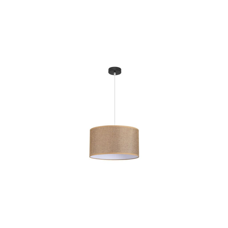 foto del prodotto fabrilamp abrila akunadecor piccolo modello a sospensione jin brown con paralume