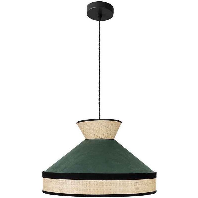 foto del prodotto fabrilamp akunadecor lampada a sospensione fabrilamp modello a soffitto fabrizio di colore verde