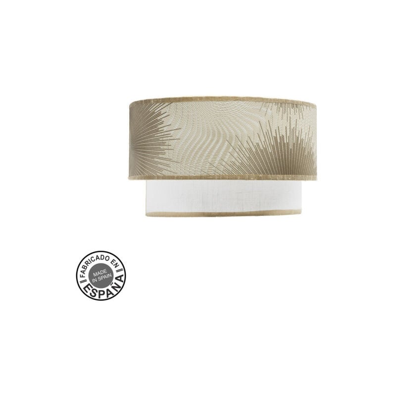 foto del prodotto fabrilamp akunadecor lampada da parete modello nepal golden con doppio paralume