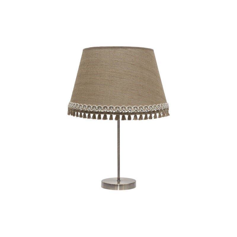foto del prodotto fabrilamp akunadecor lampada da tavolo alta modello ada pelle sabbia