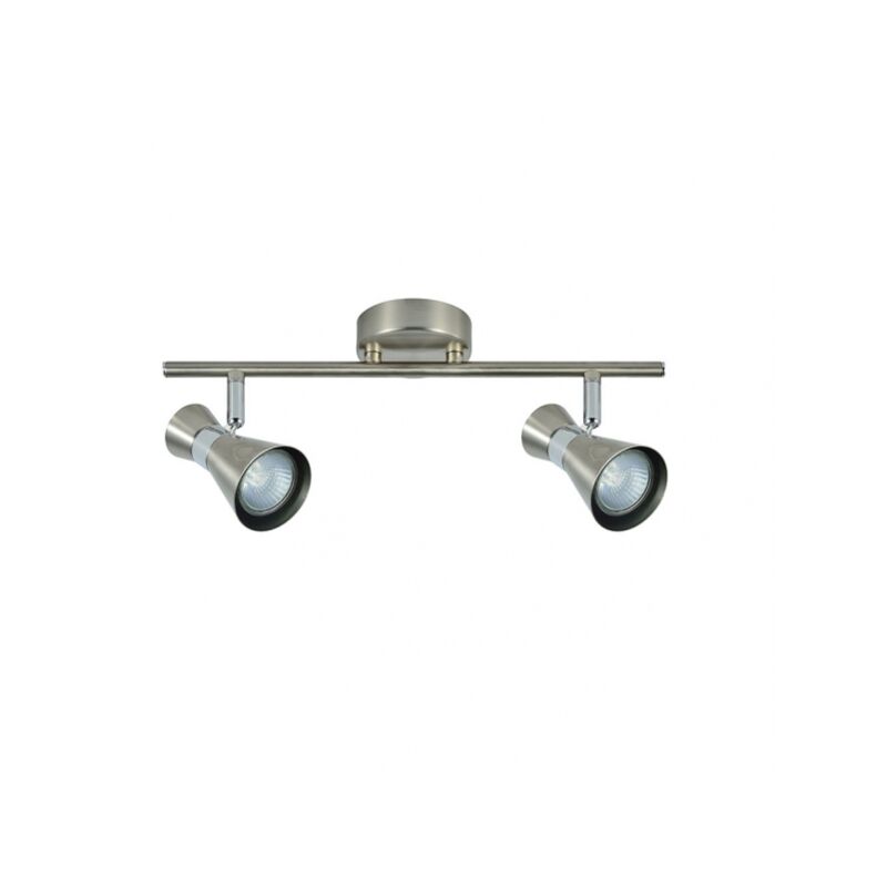 foto del prodotto fabrilamp akunadecor maximo striscia bagno 2 faretti orientabili nichel cromo
