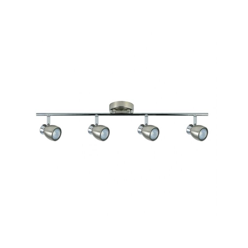 foto del prodotto fabrilamp akunadecor striscia da bagno chacho modello 4 faretti nichel cromo