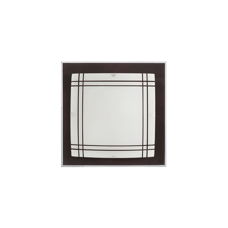 foto del prodotto fabrilamp amet wengue lampada da soffitto 2xe27 32x32x6 