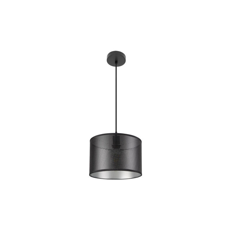 foto del prodotto fabrilamp anastasia ciondolo 1xe27 nero nero argento regx30x30 cm