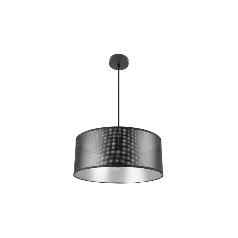 foto del prodotto fabrilamp anastasia ciondolo 1xe27 nero nero argento regx50x50 cm