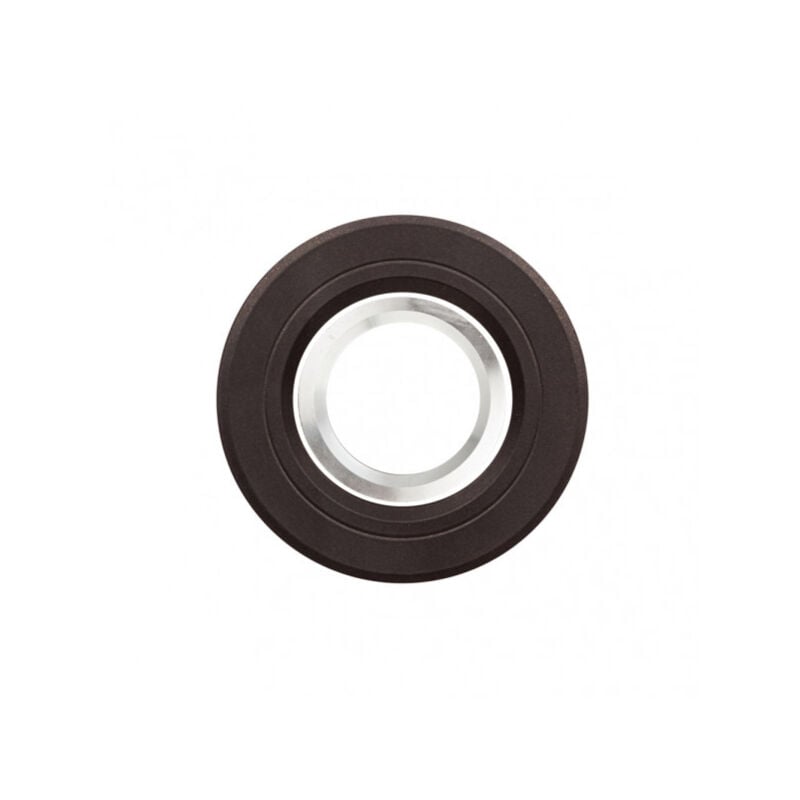 foto del prodotto fabrilamp apparecchio da incasso orient.cenote 1xgu10 rotondo marrone cromo 2x9,2x9,2 cm 8 de corte.c portalampara