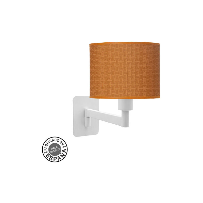 foto del prodotto fabrilamp applique alla moda 1xe14 bianco arancio 26x17x28 cm