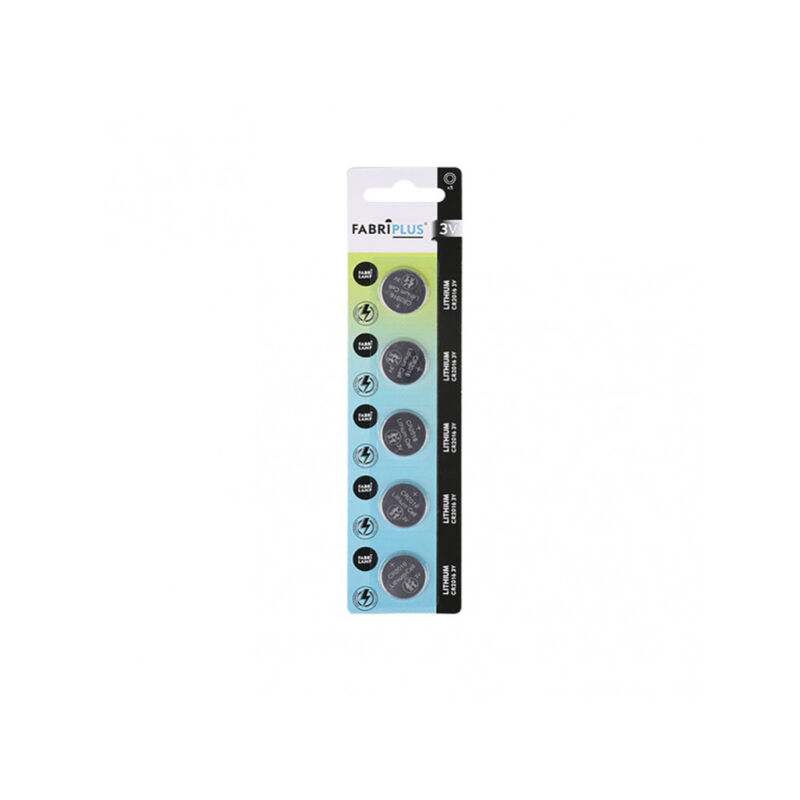 foto del prodotto fabrilamp batteria a bottone cr2016 3v fabriplus al litio 20x5x0,4 cm