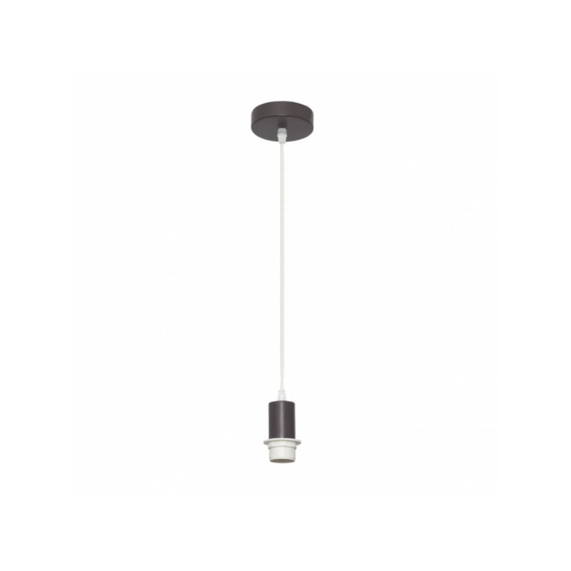 foto del prodotto fabrilamp braccio a sospensione con display 1xe27 marrone regx10x10 cm