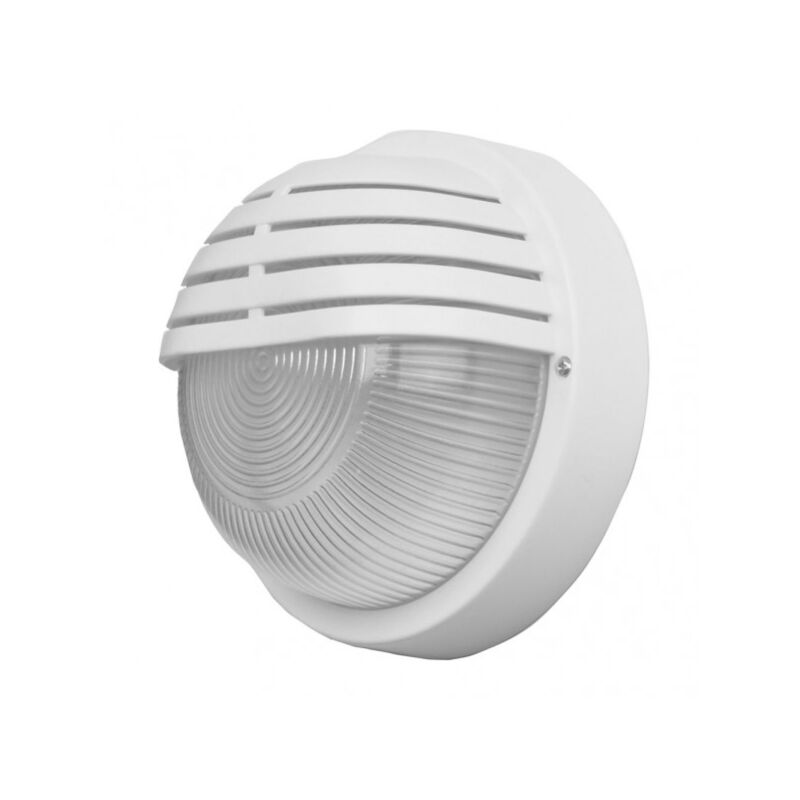 foto del prodotto fabrilamp canopus lampada da parete per esterni 1xe27 polycarb. bianco 18,5x18,5x18,5x9,5 cm ip44
