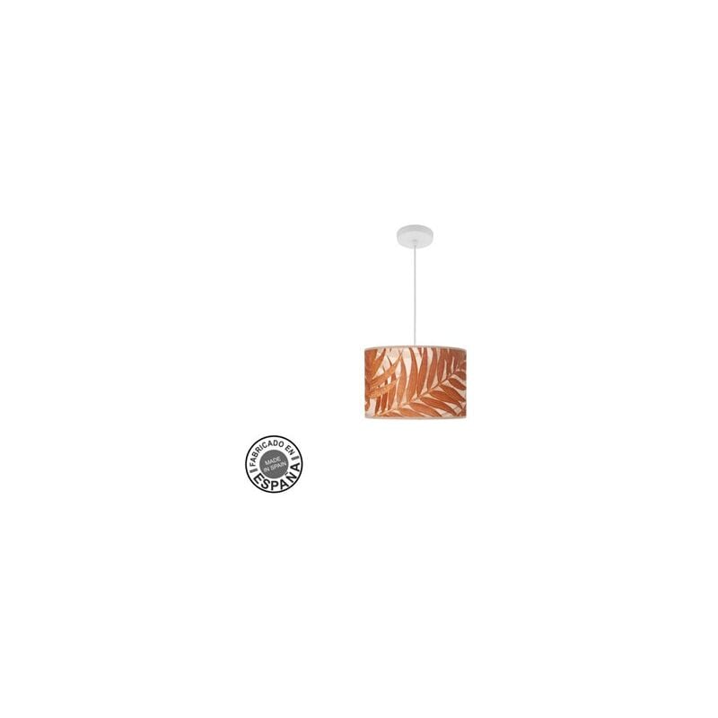 foto del prodotto fabrilamp ciondolo moda 1xe27 bianco bianco foglia calderone regx30x30cm