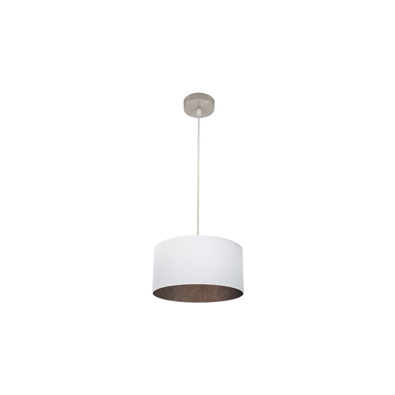 foto del prodotto fabrilamp ciondolo tatiana 1xe27 nichel bianco ossido regx30x30 cm
