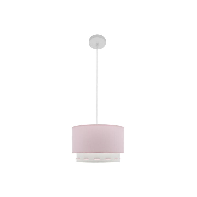 foto del prodotto fabrilamp ciondolo trazos 1xe27 rosa bebe regx30x30 cm