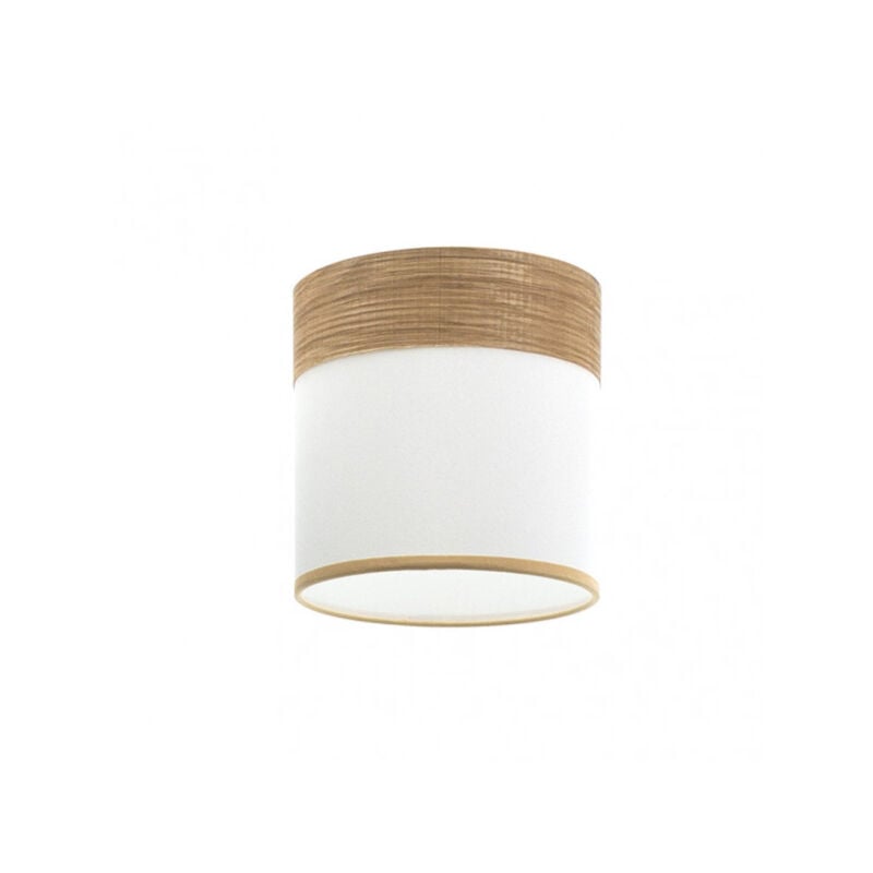 foto del prodotto fabrilamp cloe paralume bianco legno chiaro e14 14 x 14 x 14 x 14 cm , multicolore, taglia unica