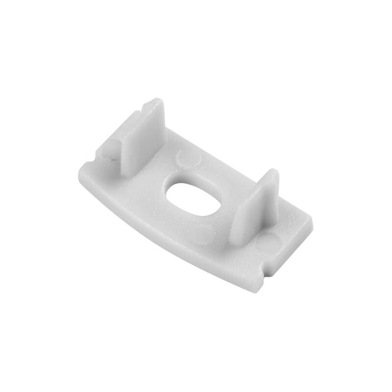 foto del prodotto fabrilamp coperchio per profilo di alluminio de superficie 8mm 200x2.3 con foro per il passaggio del materiale