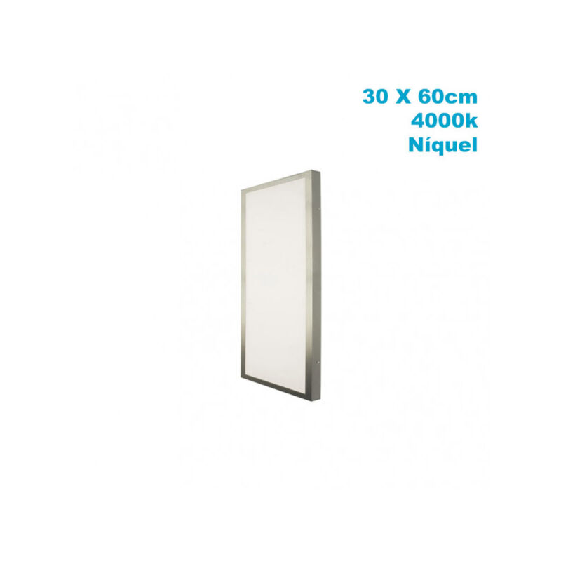 foto del prodotto fabrilamp donwlight de superficie 36w modello plano in nickel