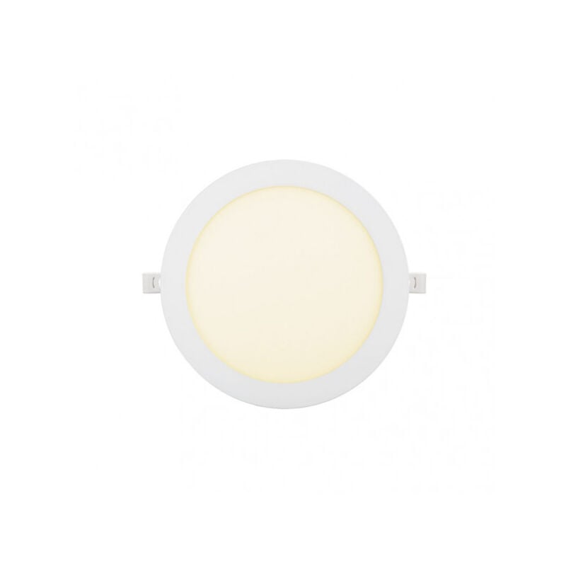 foto del prodotto fabrilamp downlight obsidian 18w 3000k white round 1530lm 2,5x22,5x22,5 cm cutout 20,5 cm