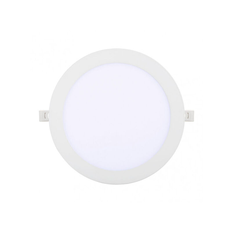 foto del prodotto fabrilamp downlight obsidian 24w 6500k white round 2040lm 2,5x30x30 cm cutout 27,5 cm