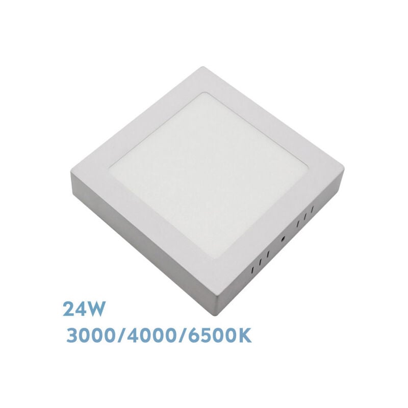 foto del prodotto fabrilamp downlight superf.gabro 24w 3000k 4000k 6500k white 2160lm 3x29x29 cm
