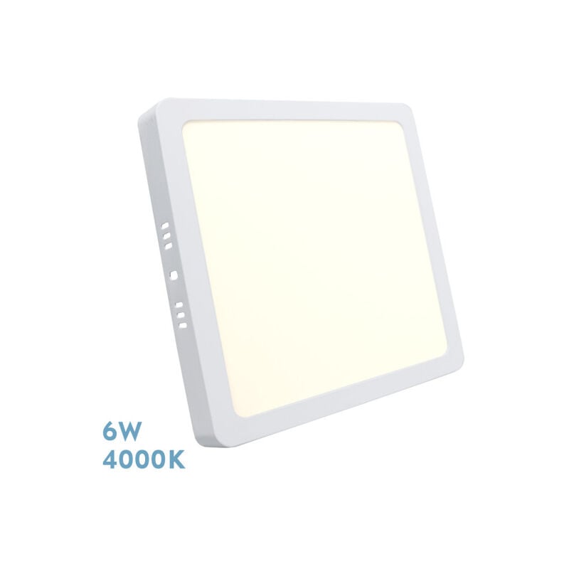 foto del prodotto fabrilamp downlight surface square selenite 6w 4000k white 540 lm 2,8x12x12 cm