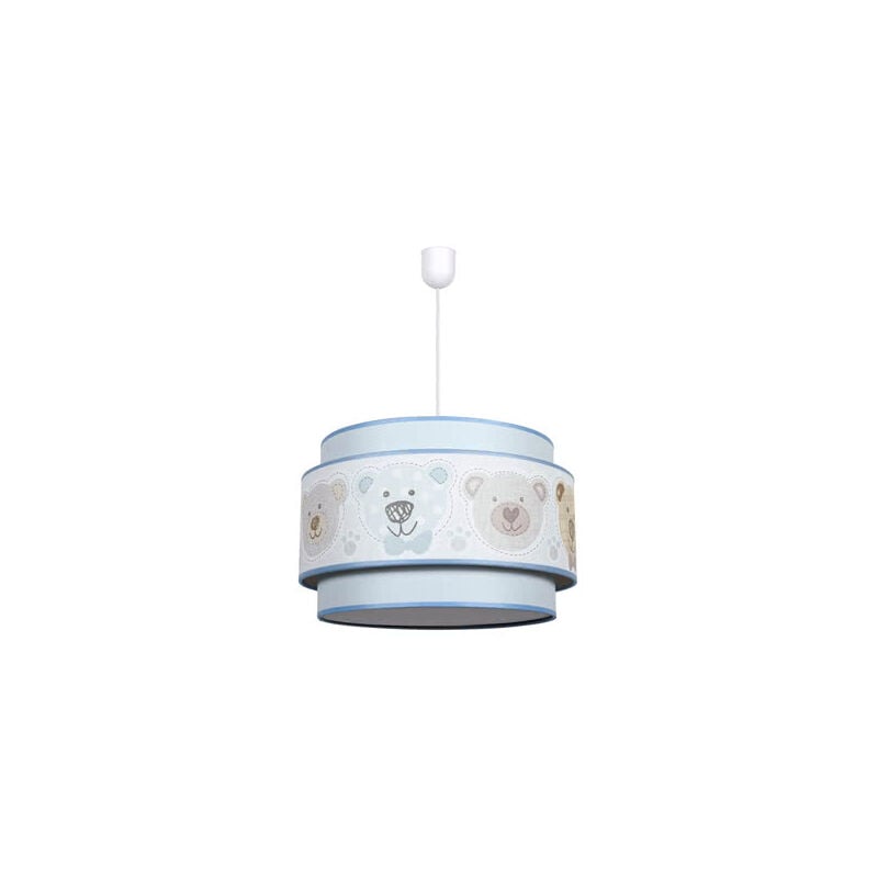 foto del prodotto fabrilamp fab 056193548 ciondolo panda celeste 1xe27 regx35d