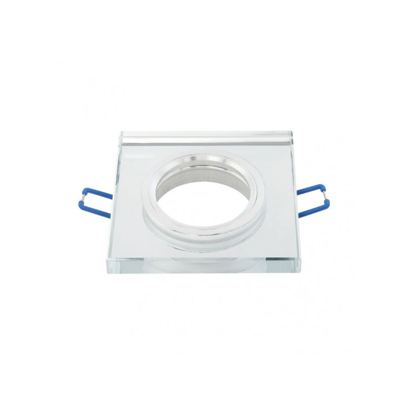 foto del prodotto fabrilamp fab 14338cf49 vetro solna incasso 1xgu10 quadrato spessore 1cm trasparente 1x9x9 cm taglio 6 cm