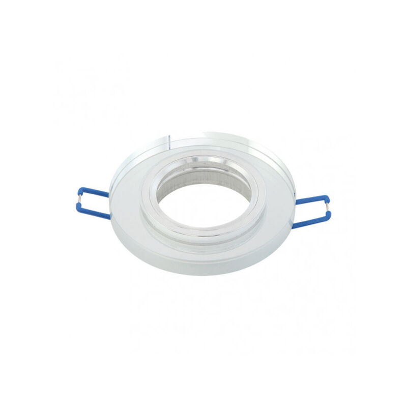 foto del prodotto fabrilamp fab 14338rf49 vetro da incasso solna 1xgu10 rotondo spessore 1cm trasparente portalampada 2x9,5x9,5 cm taglio 6 cm