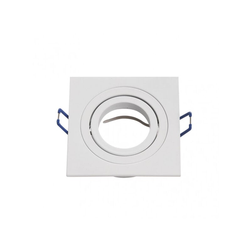 foto del prodotto fabrilamp fab 14348cu01 incasso orient.cenote 1xgu10 quadrato bianco 2x9,2x9,2 cm 8 de taglio. c portalampara