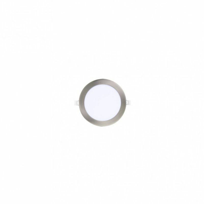 foto del prodotto fabrilamp fab 146880403 downlight obsidian 4w 6500k nickel round 320lm 2,5x9x9 cm cut 7 cm
