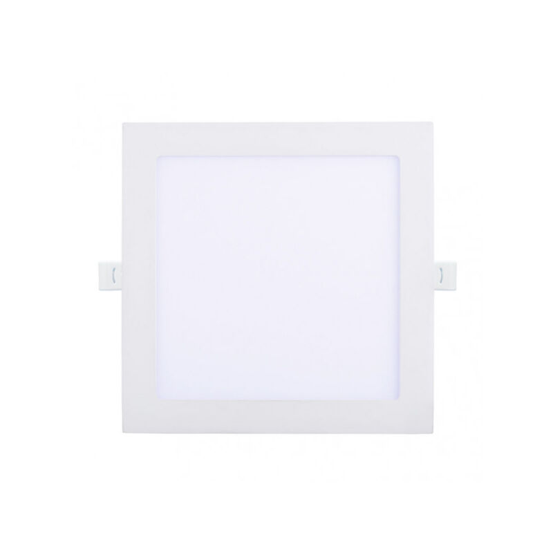 foto del prodotto fabrilamp fab 146982401 downlight basalt 24w 6500k white square 2040lm 2,5x30x30 cm cutout 27,5x27,5 cm