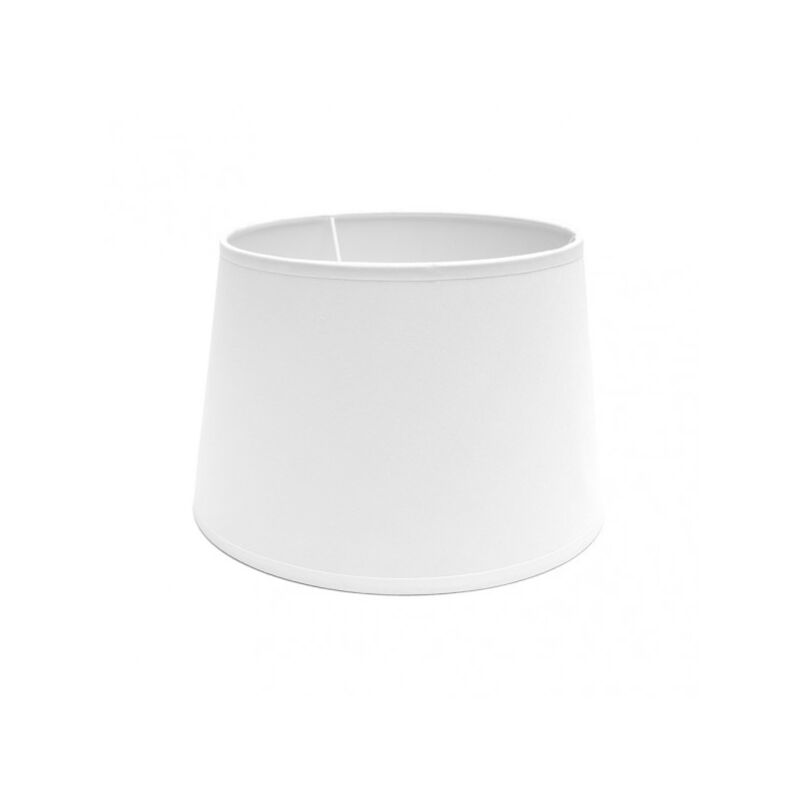 foto del prodotto fabrilamp fab 157313501 paralume trasparente e27 bianco 35dx25dx21h aperto conico