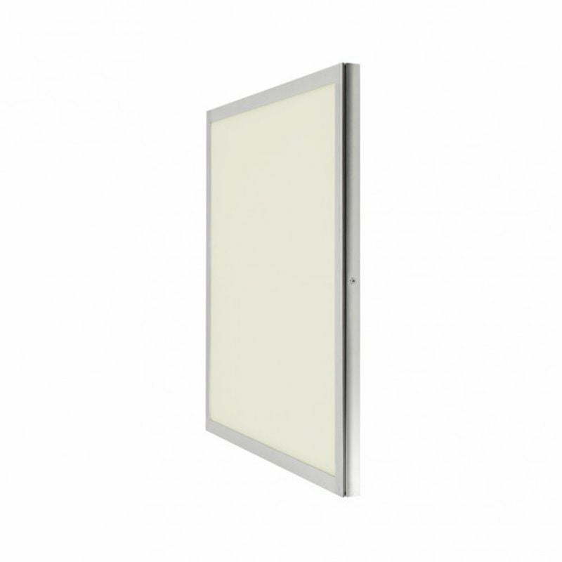 foto del prodotto fabrilamp fab a65850103 superficie del pannello. 48w 3000k nichel satinato 50x50x2,3 3840lm tolstoi