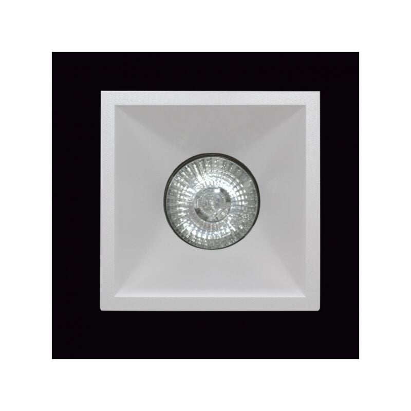 foto del prodotto fabrilamp faretto da incasso oniro bianco quadrato da incasso gu10 lampadina e portalampada non inclusi.