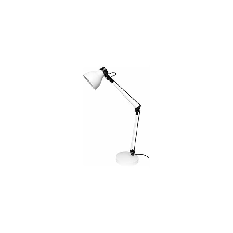 foto del prodotto fabrilamp flexo carpo e14 bianco nero regolabile articolato 48x14.2x14.2 cm