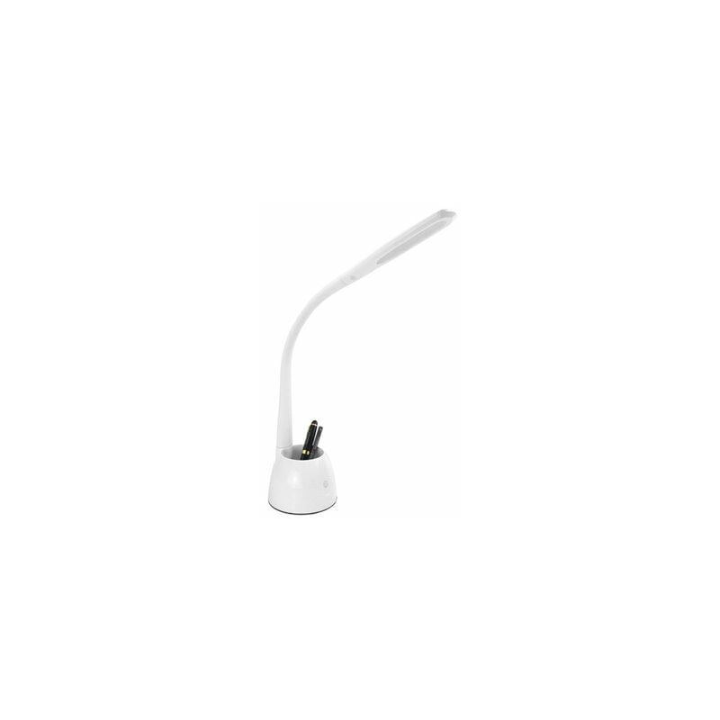foto del prodotto fabrilamp flexo cobain white 8w 595lm 5000k reg.inten.tacti l portautensili flessibile orientabile 40x11,5x22,5 cm