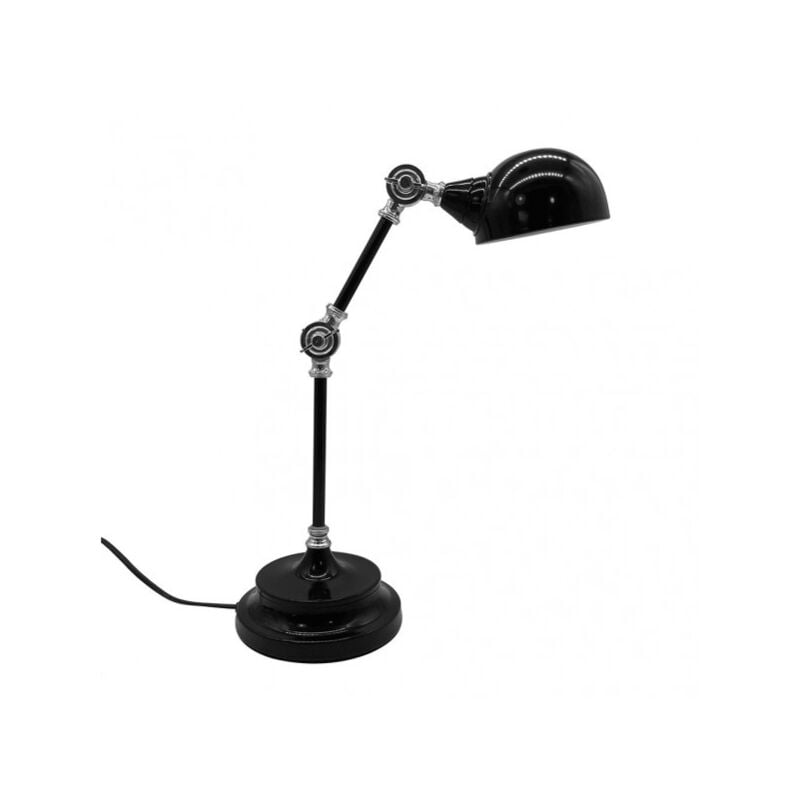 foto del prodotto fabrilamp flexo color negro cromo modelo adal articulable